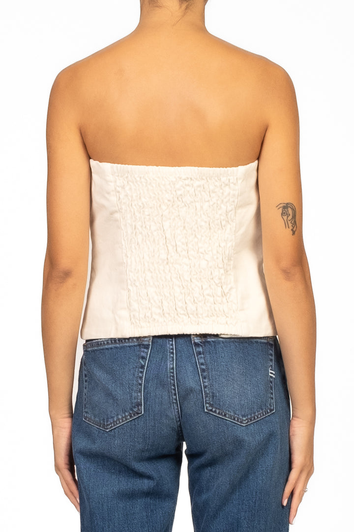 Tensione In - Top fascia in denim Art. W25T404