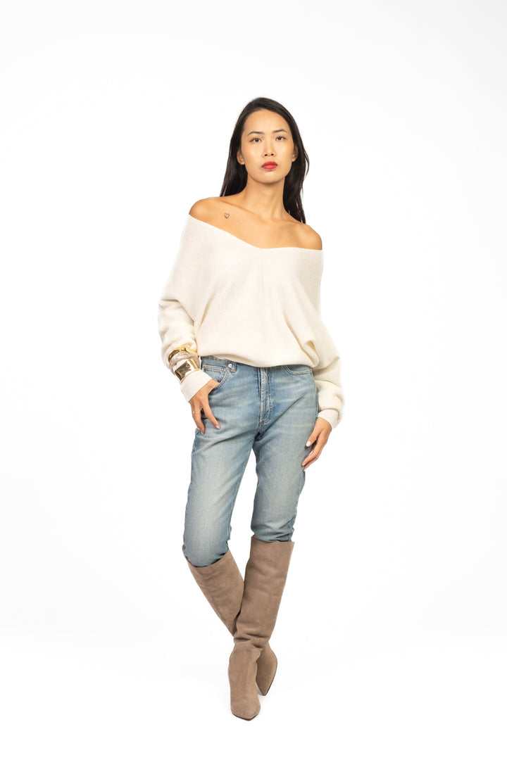 Tensione In - Maglia scollo a V posteriore Art. WL521AI25