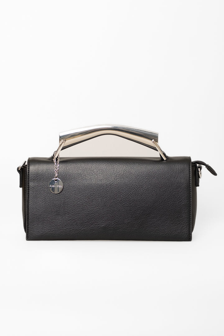 Upper - Borsa rettangolare manico corno