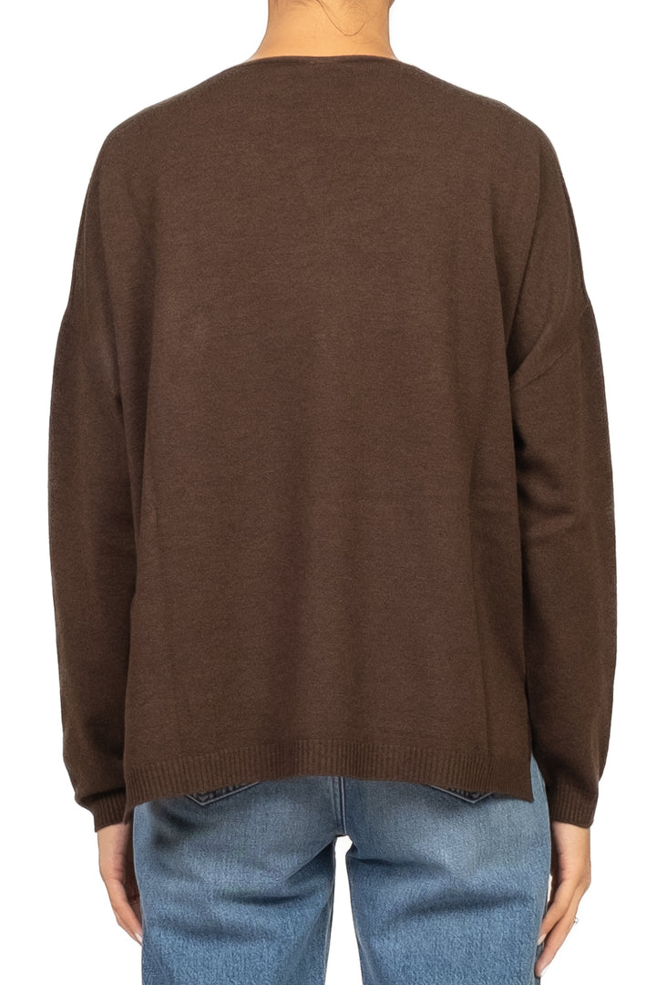 Tensione In - Maglia scollo V a scatoletta Art. D78011AI25