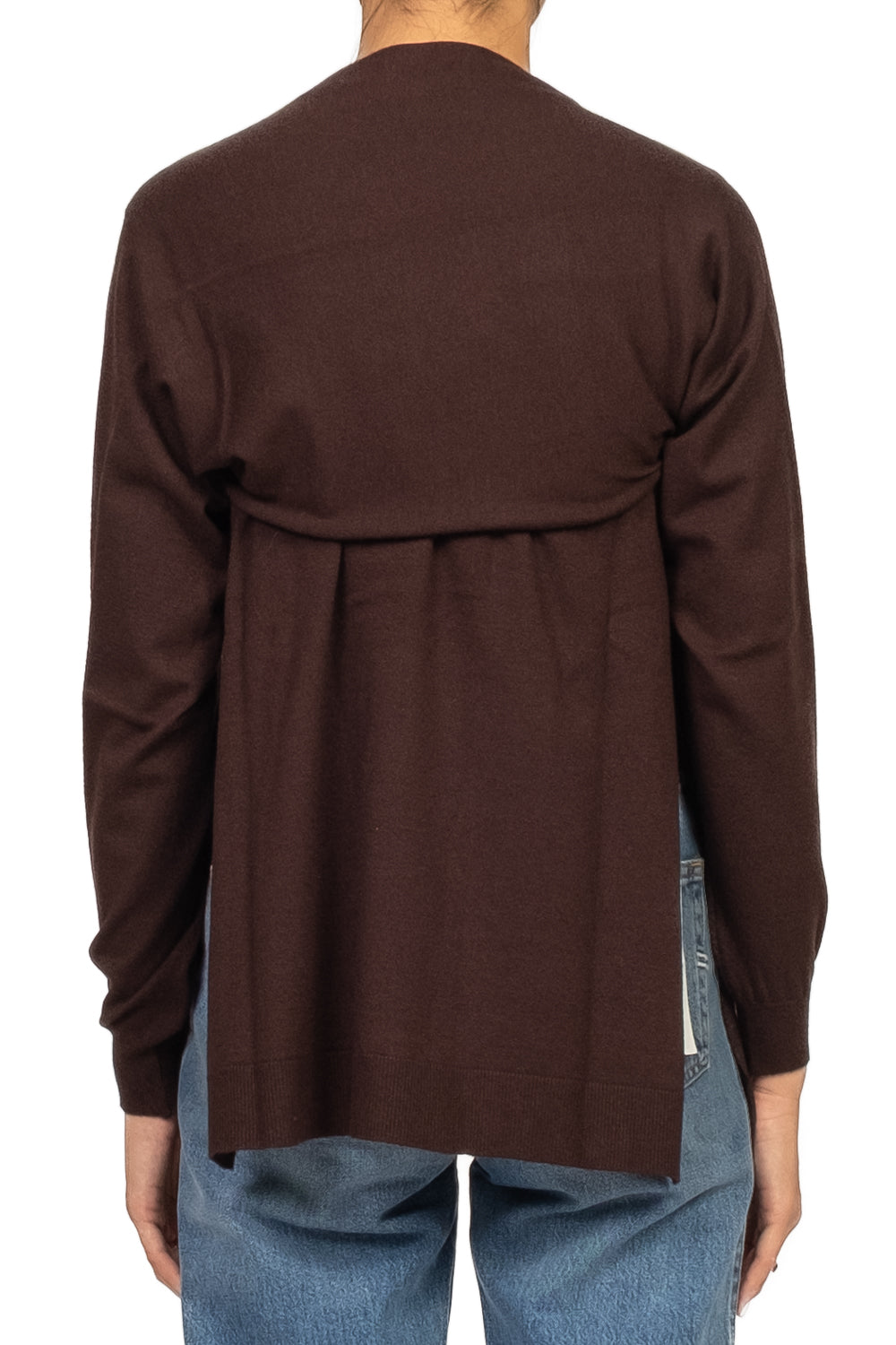 Vicolo - Maglia lunga smanicata con coprispalla Art. 22147F