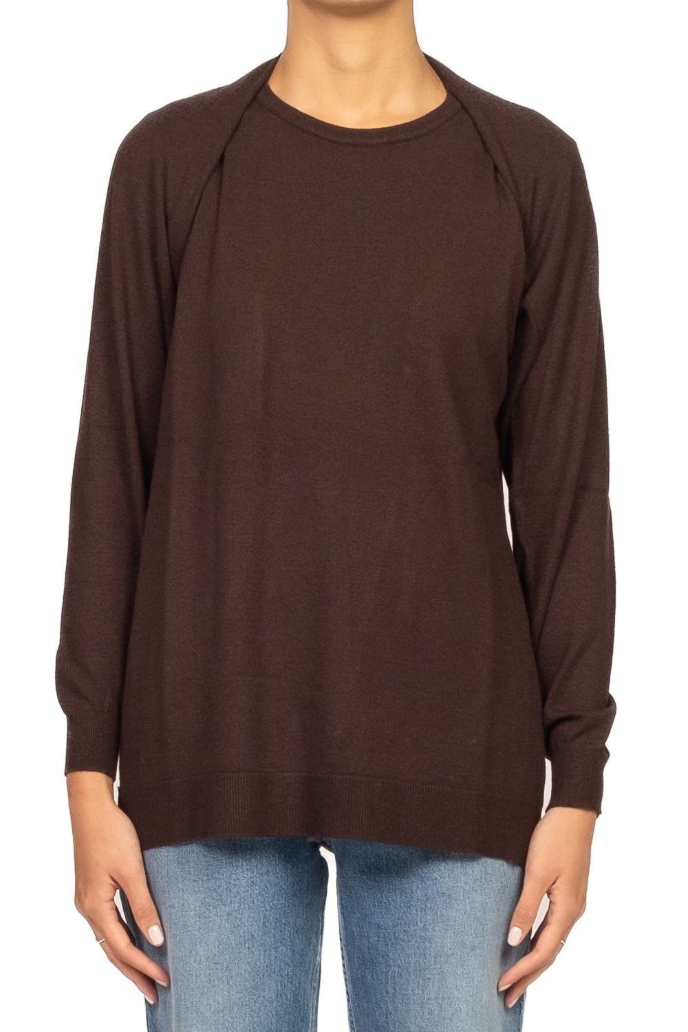 Vicolo Maglia lunga smanicata con coprispalla 22147F