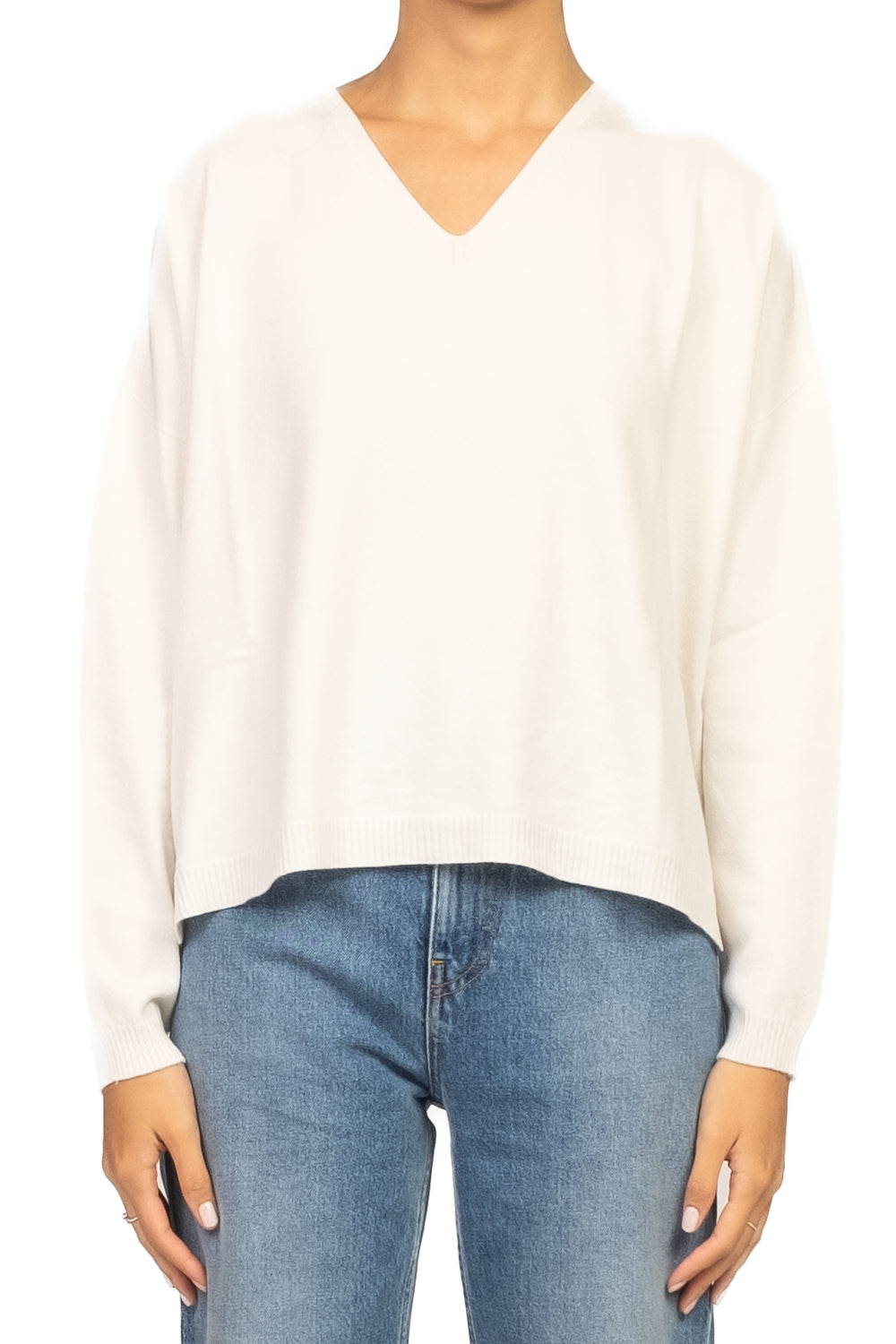 Tensione In - Maglia scollo V a scatoletta Art. D78011AI25
