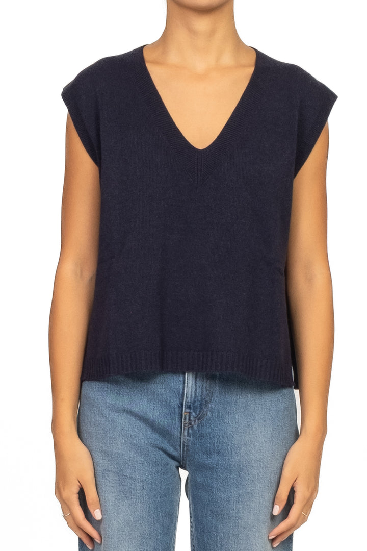 Vicolo - Gilet a V con spacchi laterali Art. 77039F