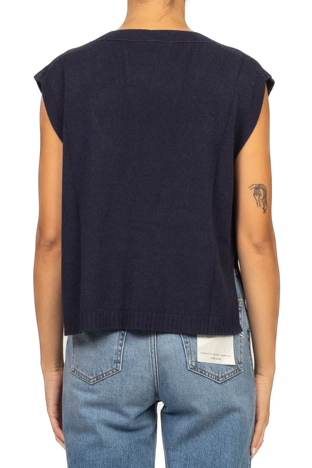 Vicolo - Gilet a V con spacchi laterali Art. 77039F