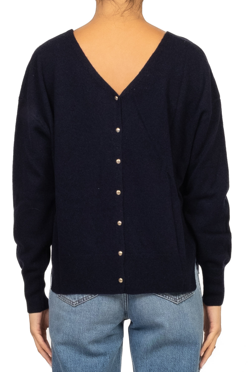 Dixie - Maglia scollo v con bottoncini Art. M833Y118X