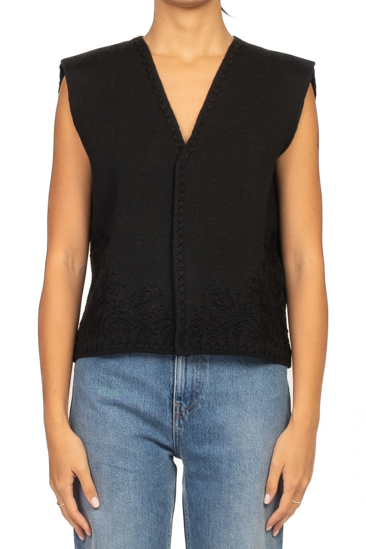 Motel - Gilet aperto ricamato Art. W5HMT08A400