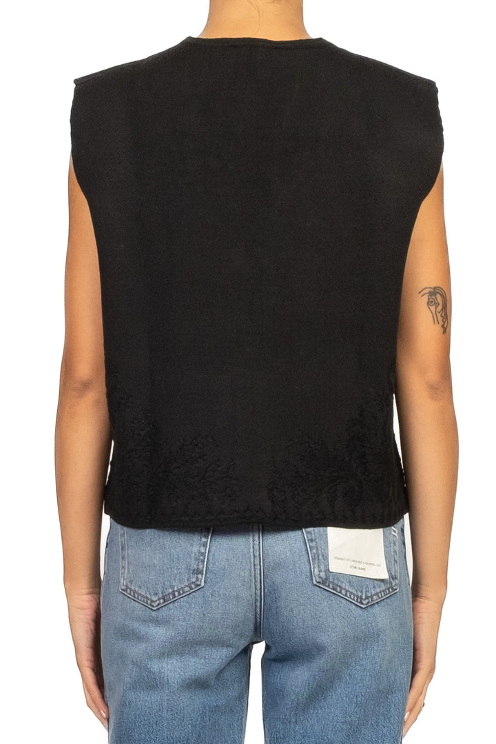 Motel - Gilet aperto ricamato Art. W5HMT08A400