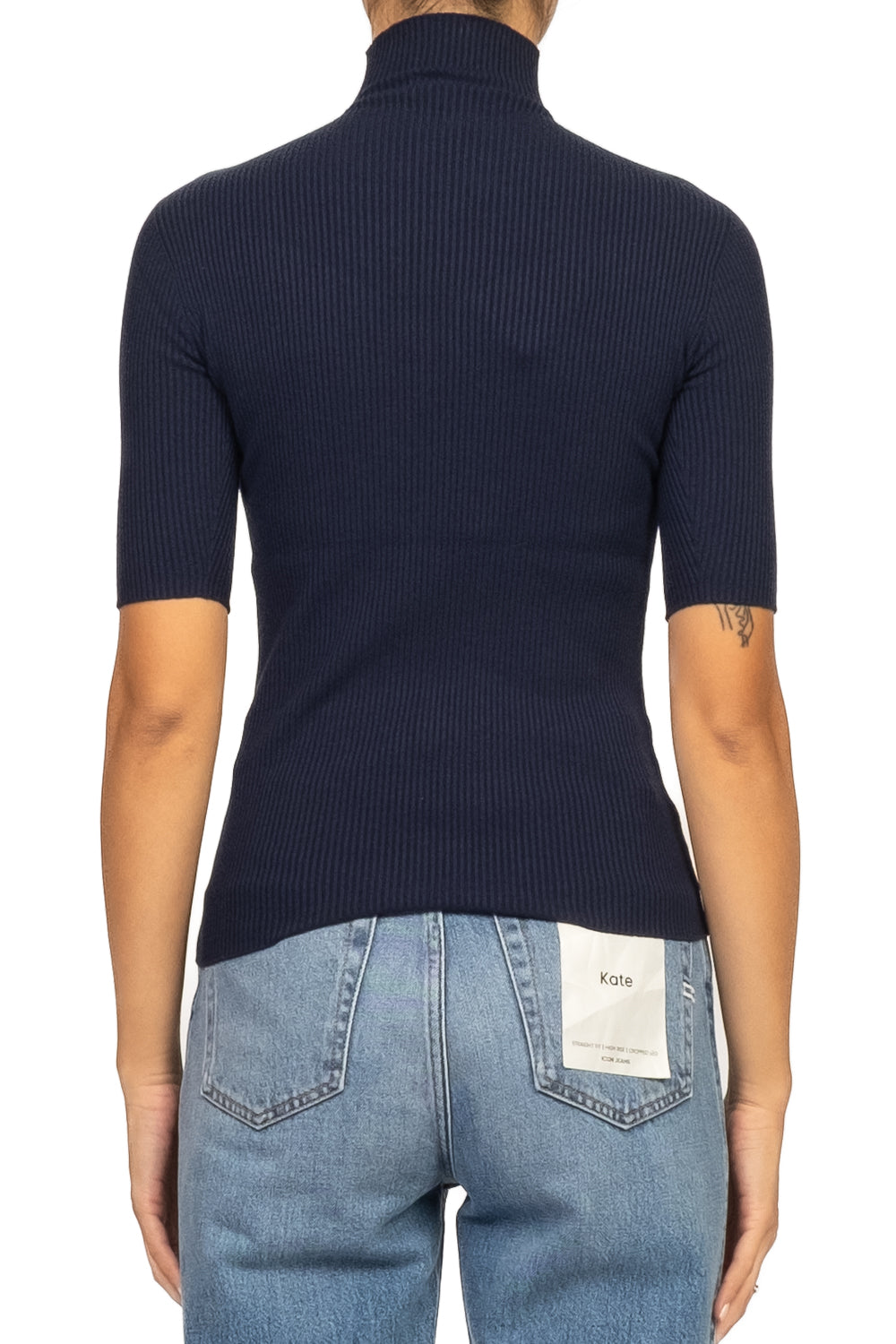Kontatto - Maglia lupetto mezza manica costine Art. 3M0821C