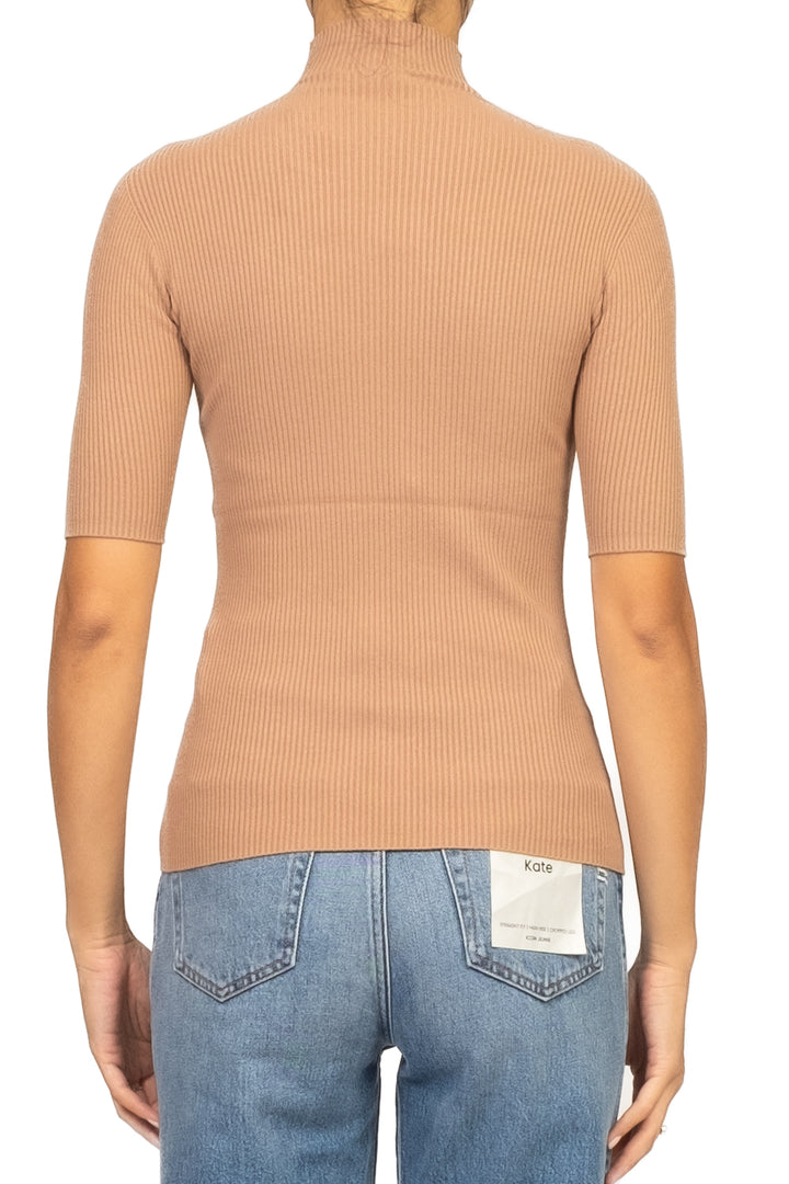Kontatto - Maglia lupetto mezza manica costine Art. 3M0821C