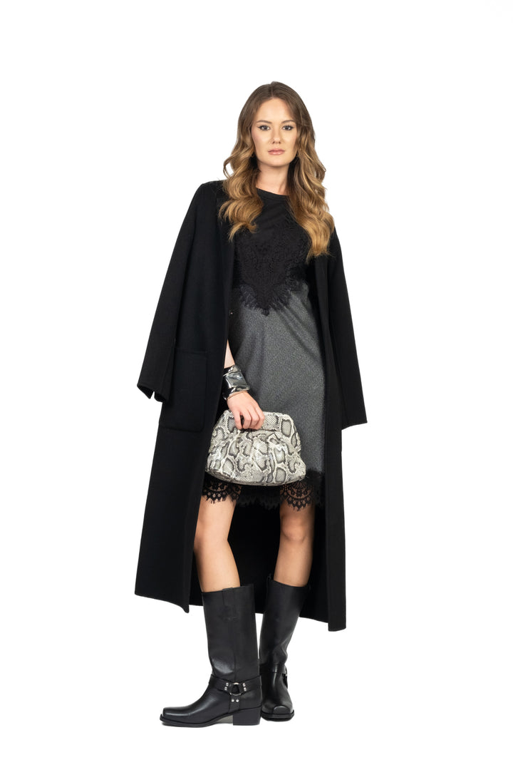 Tensione In - Abito midi pizzo con t-shirt Art. 37719