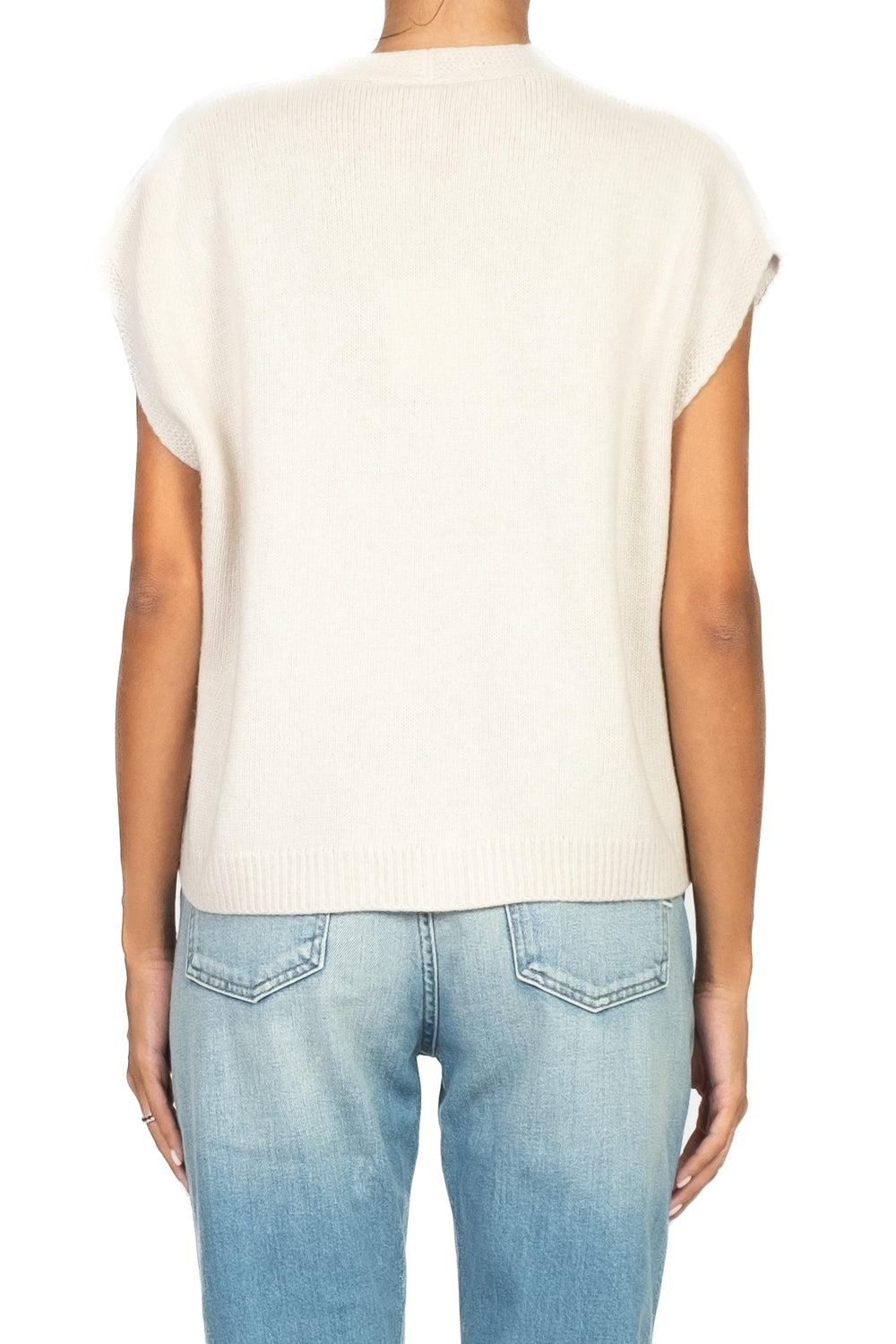Tensione In - Gilet scollo a v con bottoni Art. D80014