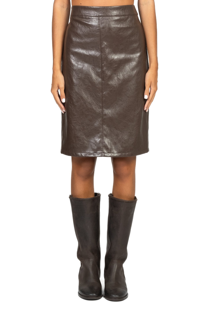 Tensione In - Gonna ecopelle midi Art. 225179