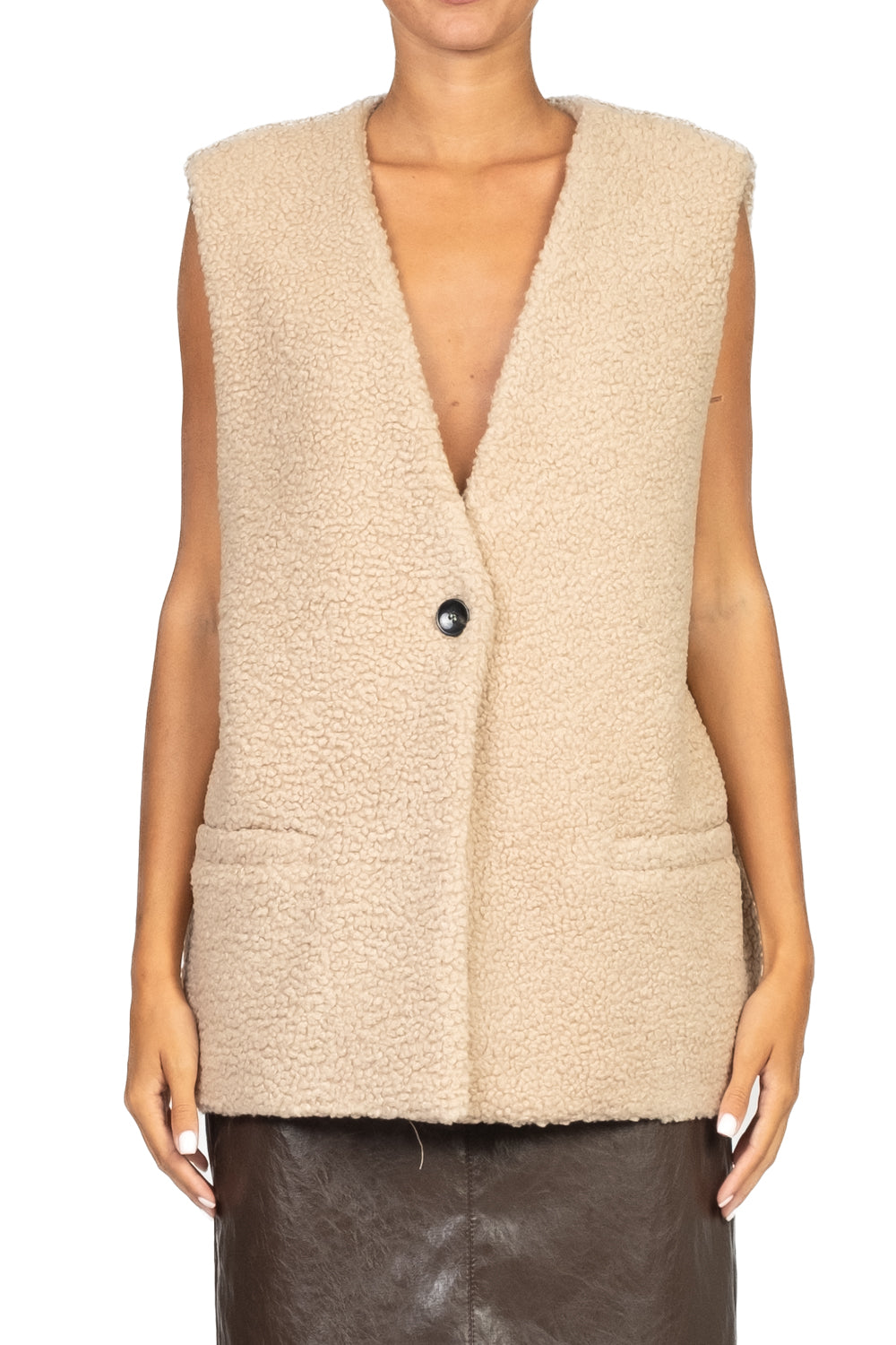 Tensione In - Gilet over teddy Art. 26D900