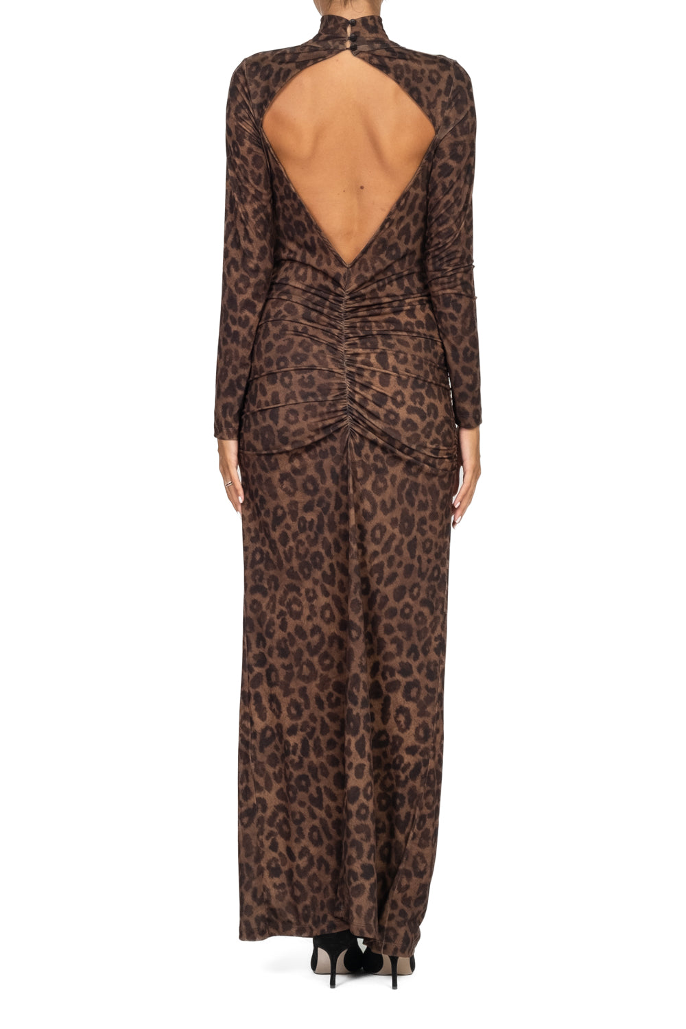 Vicolo - Abito animalier con scollo posteriore Art. TF1223