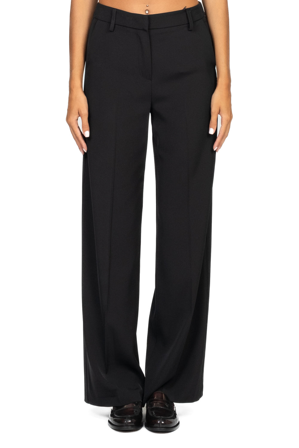 Tensione In - Pantalone in crepe gamba dritta Art. AI25701