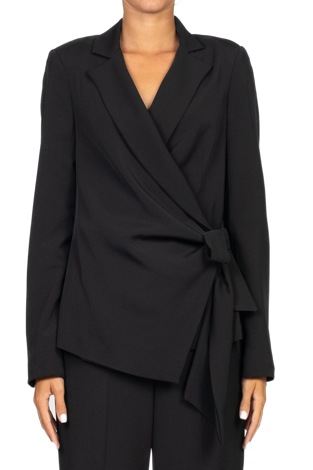 Tensione In - Giacca in crepe chiusura incrocio Art. AI25543