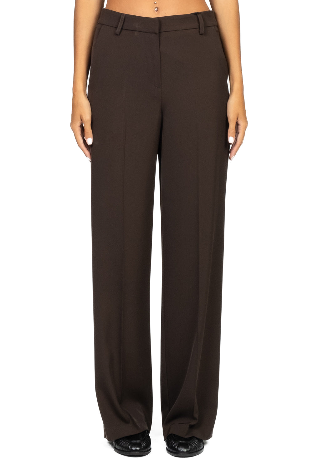 Tensione In - Pantalone in crepe gamba dritta Art. AI25701