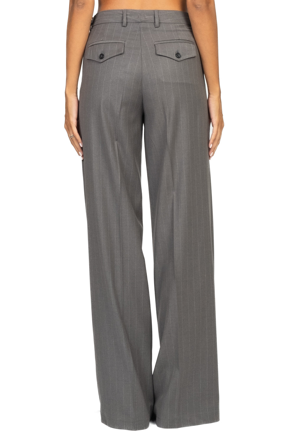 Vicolo - Pantalone palazzo gessato Art. TF1033