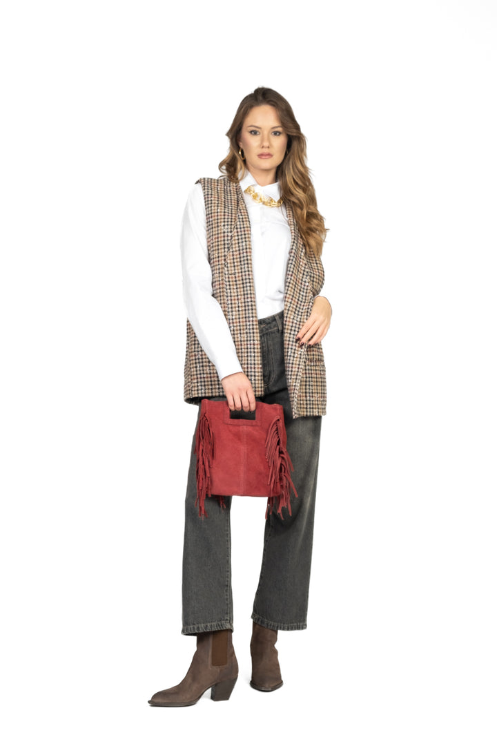 Tensione In - Gilet over quadretti Art. 26D885