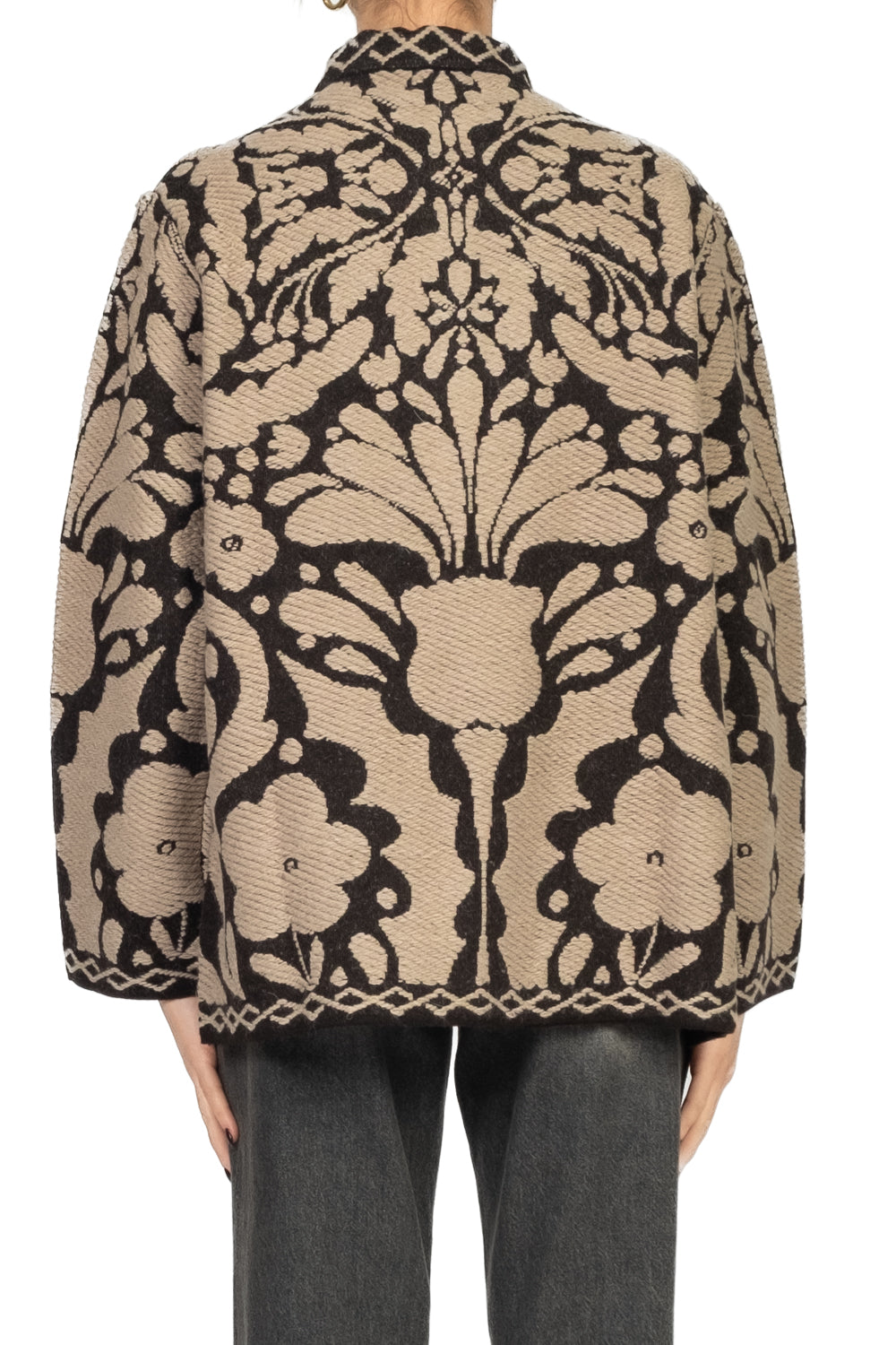 Tensione In - Giacca in maglia ricamata Art. W5HMG62A400