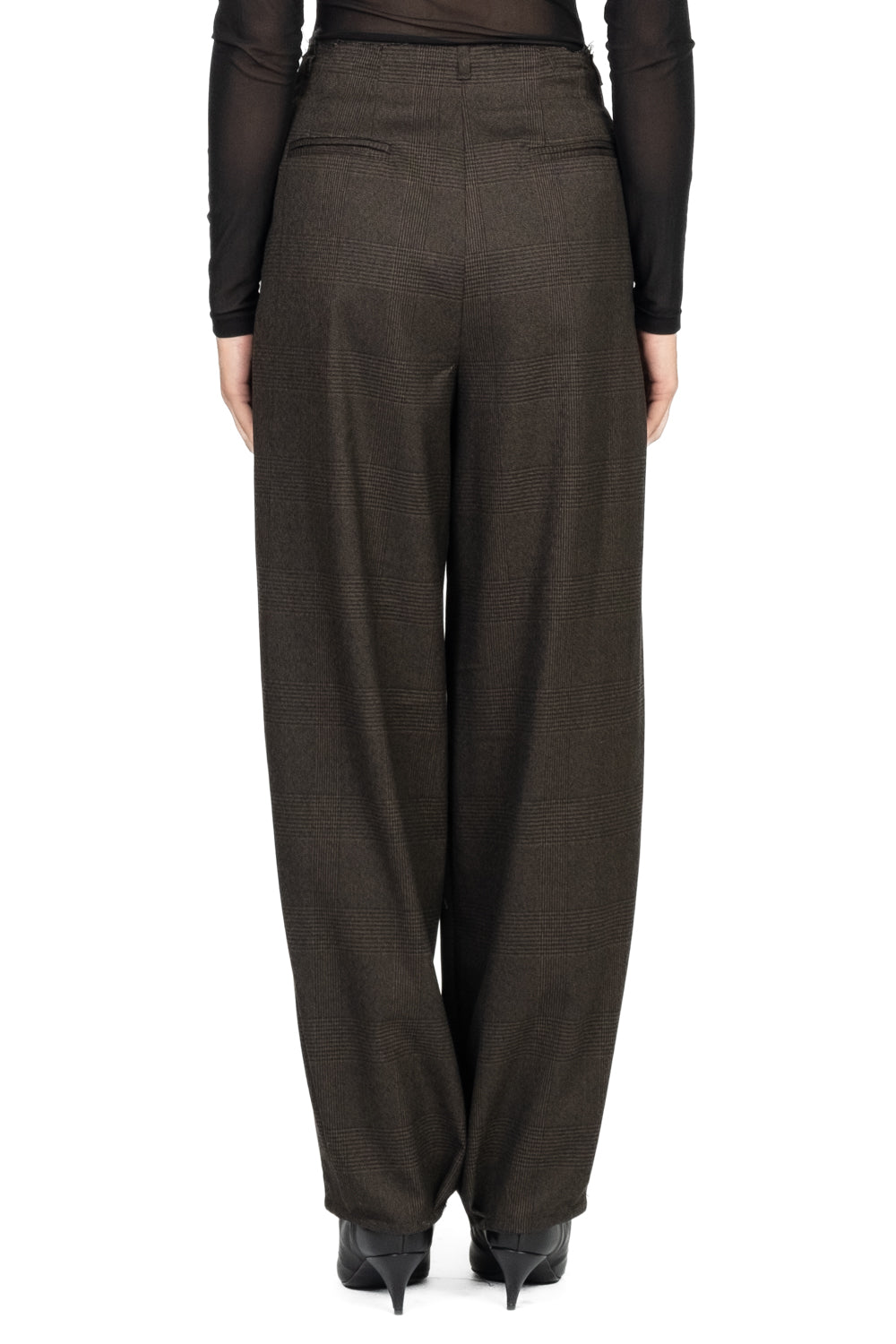 Vicolo - Pantalone balloon sartoriale principe di galles Art. TF0982