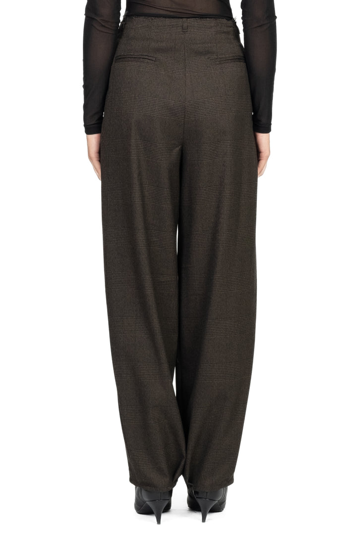 Vicolo - Pantalone balloon sartoriale principe di galles Art. TF0982