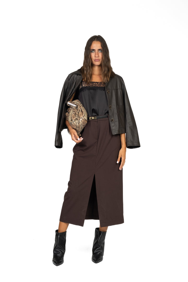 Tensione In - Abito con top intarsi pizzo Art. DE869