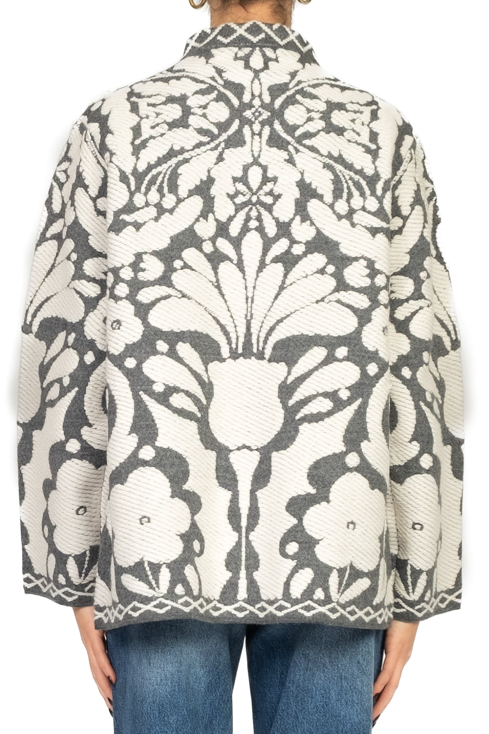 Tensione In - Giacca in maglia ricamata Art. W5HMG62A400