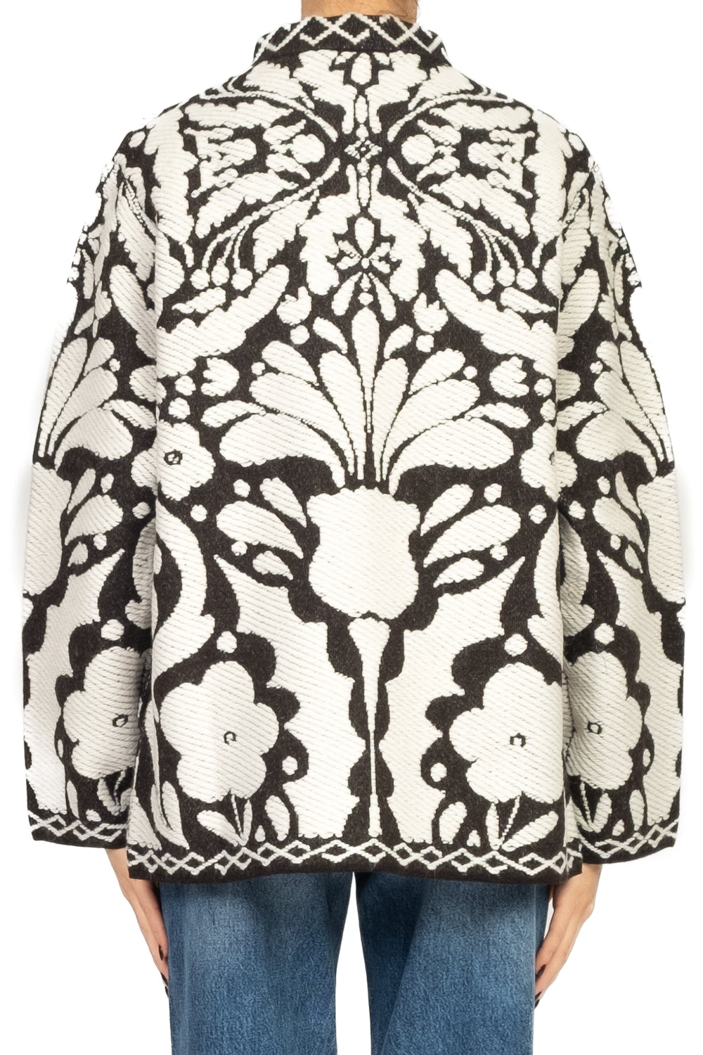 Tensione In - Giacca in maglia ricamata Art. W5HMG62A400
