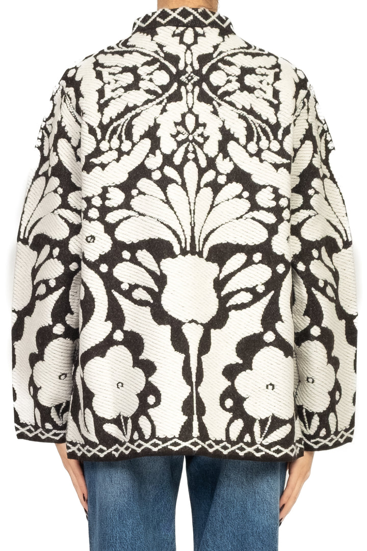 Tensione In - Giacca in maglia ricamata Art. W5HMG62A400