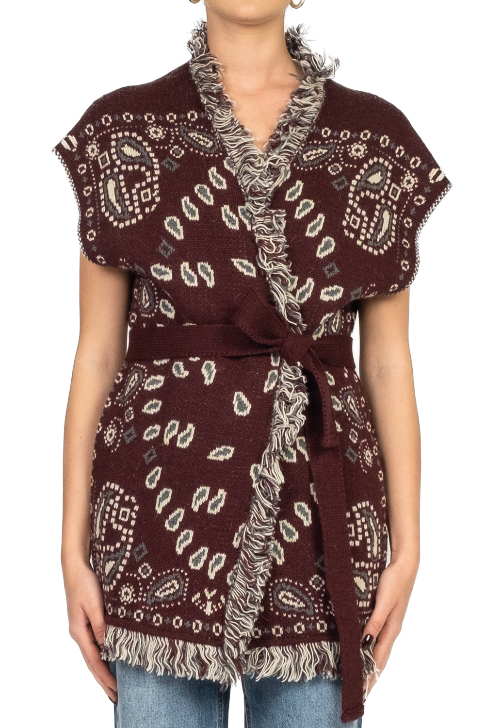 Tensione In - Caban smanicato fantasia bandana Art. W5HMG64A400