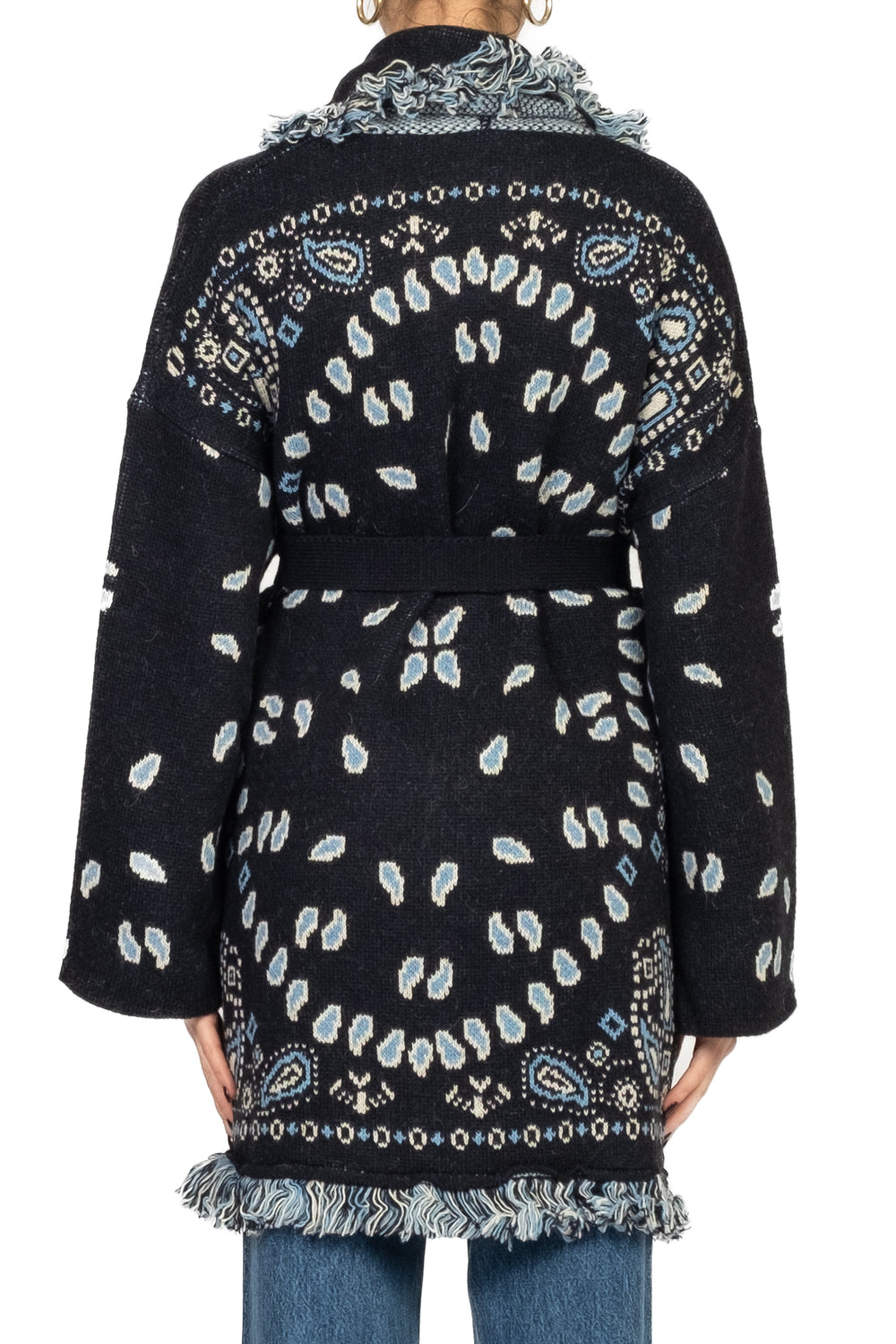 Tensione In - Caban fantasia bandana con cintura Art. W5HMG38A400