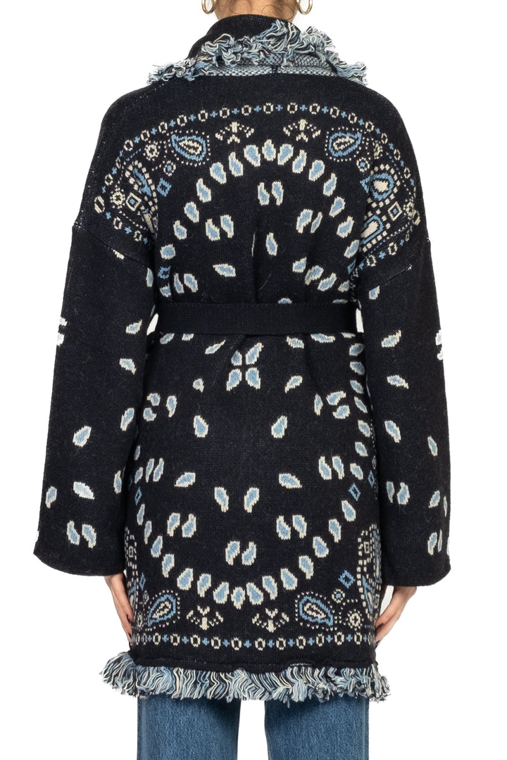Tensione In - Caban fantasia bandana con cintura Art. W5HMG38A400