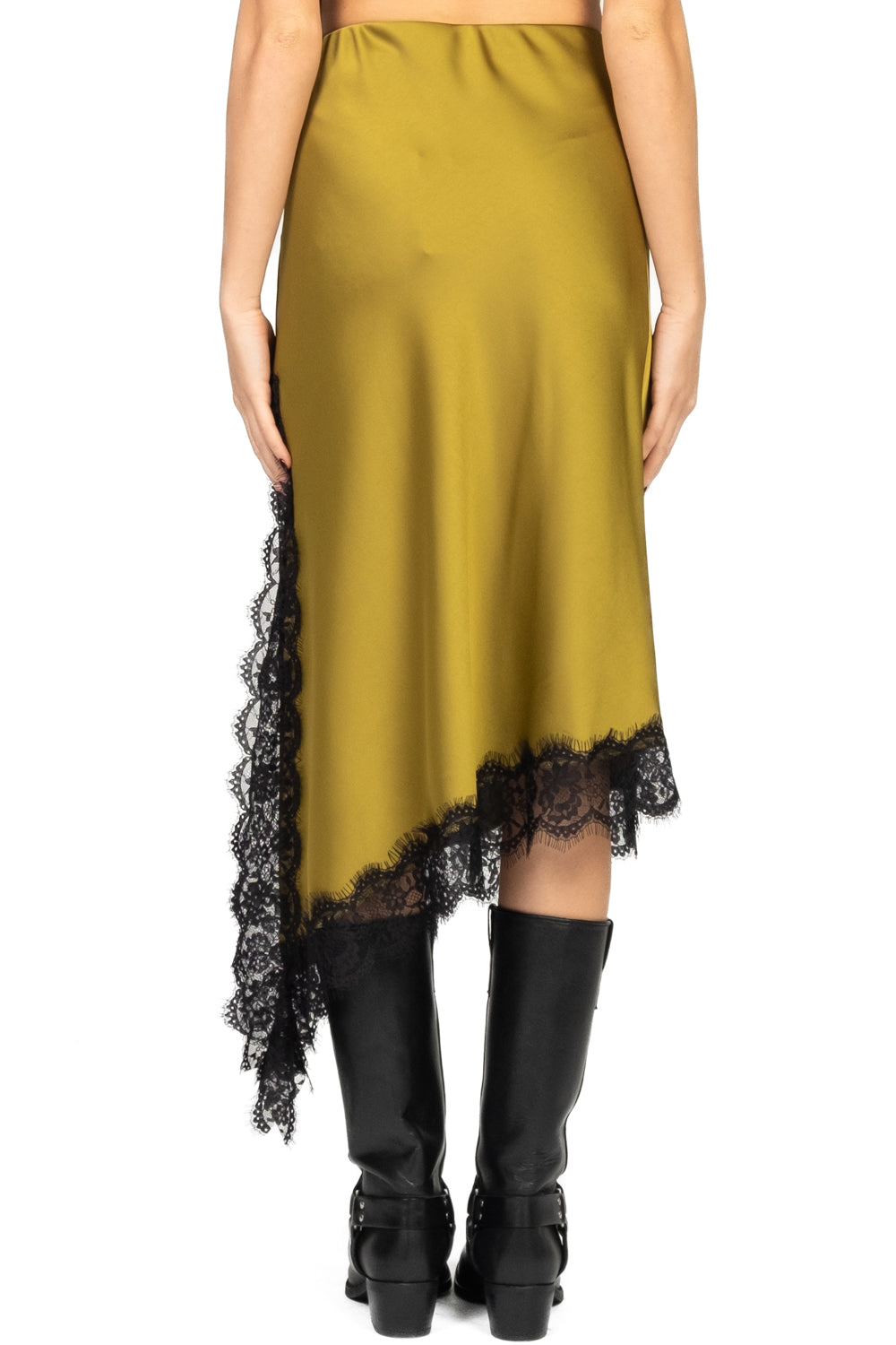 Vicolo - Gonna satin con pizzo Art. TF1202