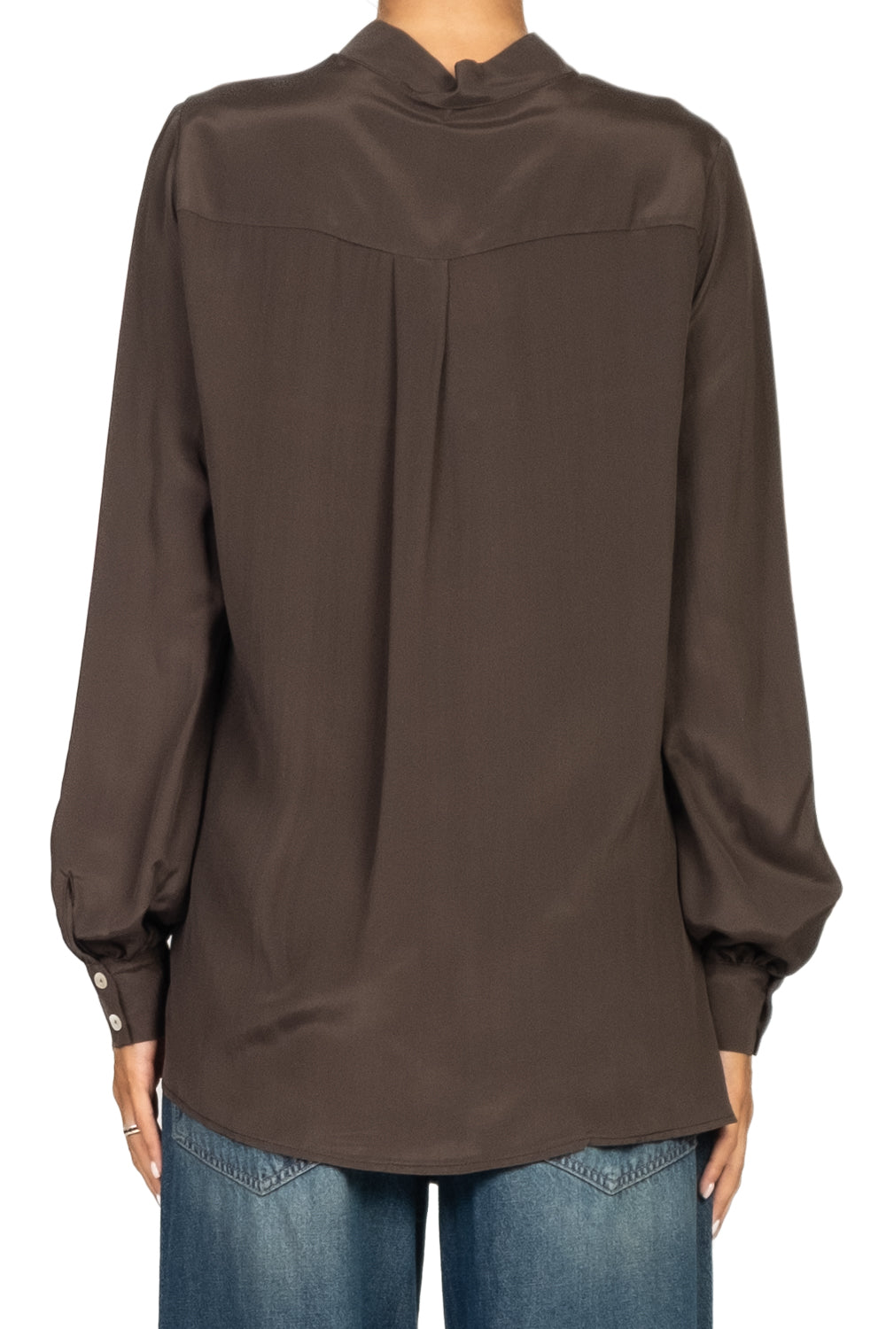 Emunà - Camicia misto seta con taschini Art. CM13-0061