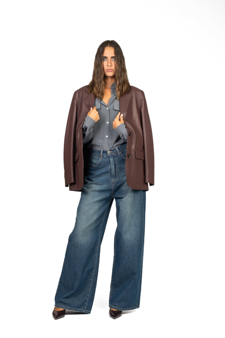 Emunà - Camicia misto seta con taschini Art. CM13-0061