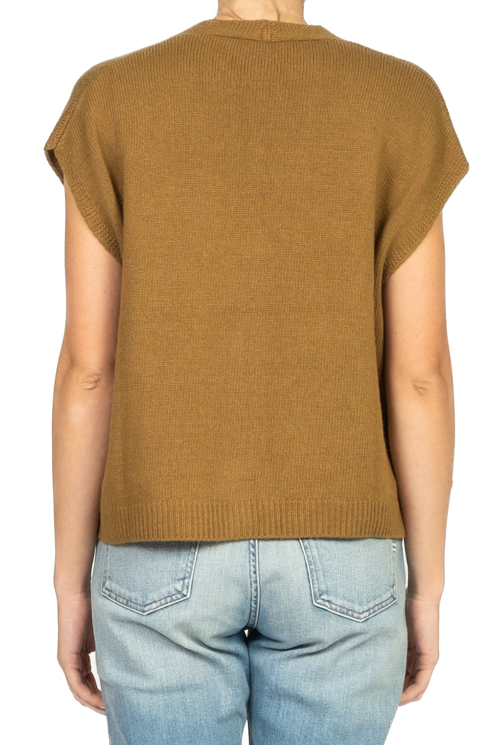 Tensione In - Gilet scollo a v con bottoni Art. D80014