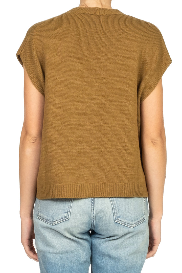 Tensione In - Gilet scollo a v con bottoni Art. D80014