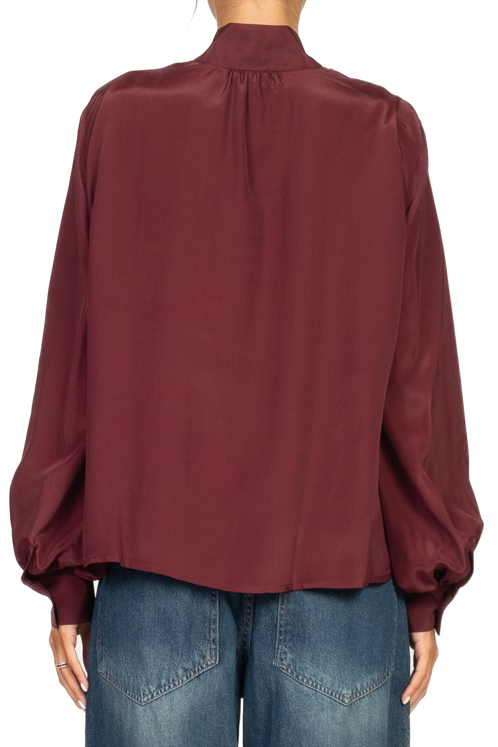 Emunà - Camicia misto seta manica palloncino Art. CM13-0065