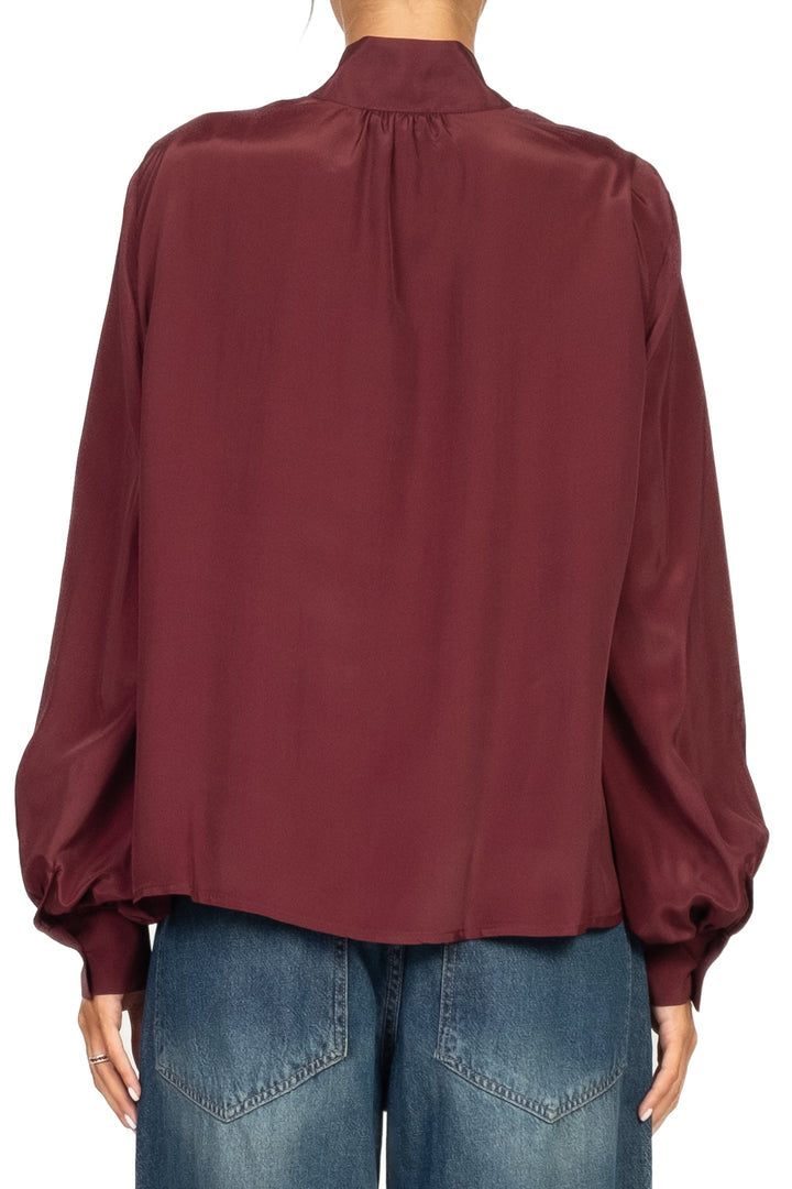 Emunà - Camicia misto seta manica palloncino Art. CM13-0065