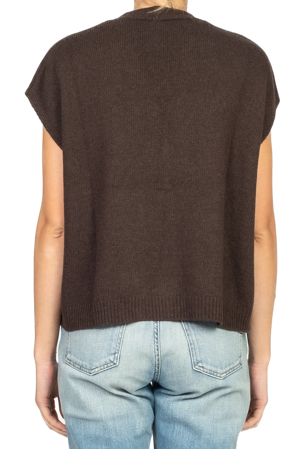 Tensione In - Gilet scollo a v con bottoni Art. D80014