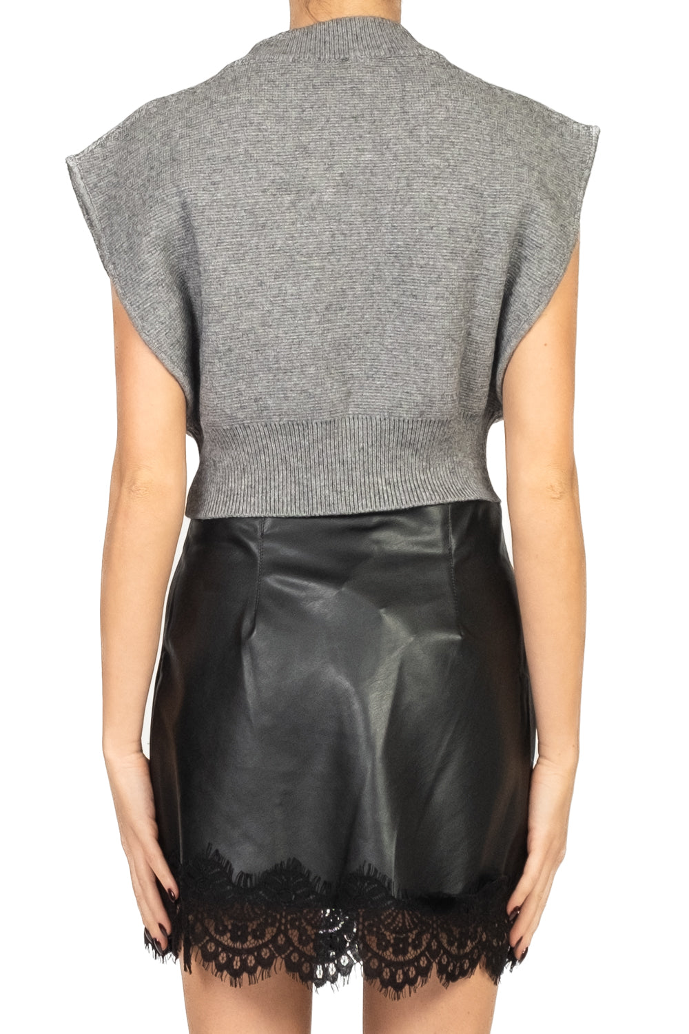 Vicolo - Gilet crop scollo V Art. 77237F