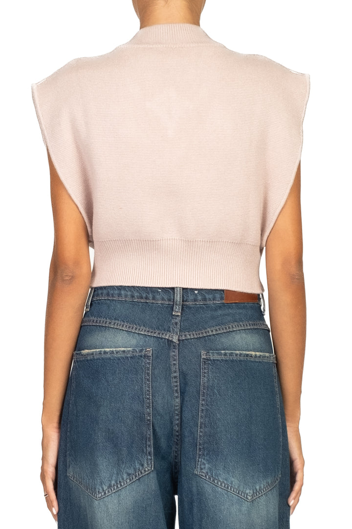 Vicolo - Gilet crop scollo V Art. 77237F