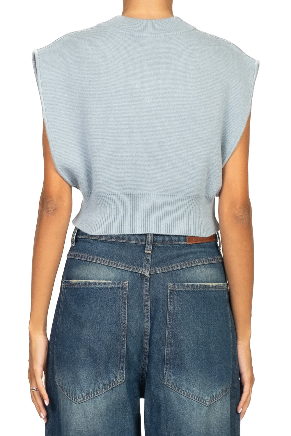 Vicolo - Gilet crop scollo V Art. 77237F