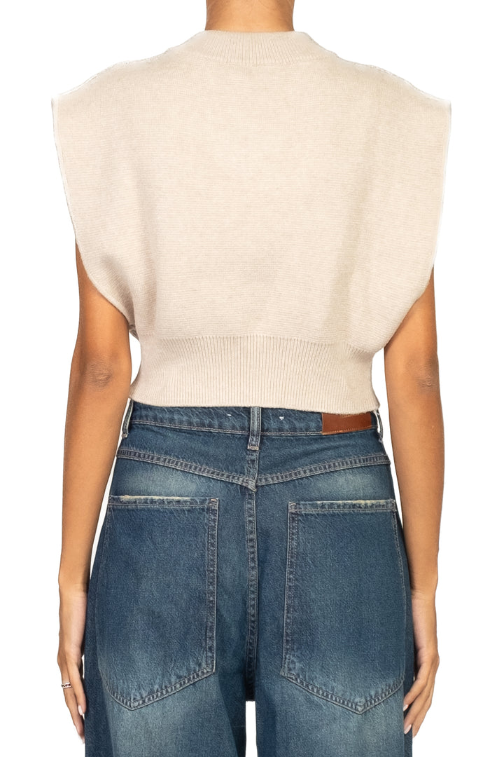 Vicolo - Gilet crop scollo V Art. 77237F