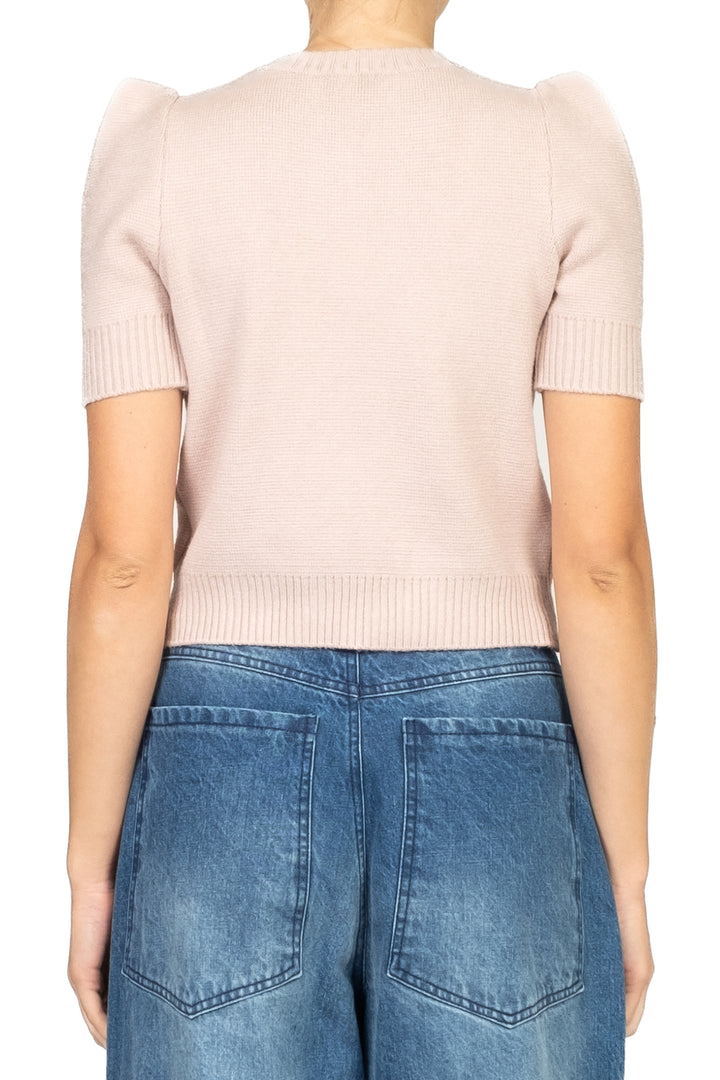 Vicolo - Maglia girocollo manica sbuffo Art. 77236F