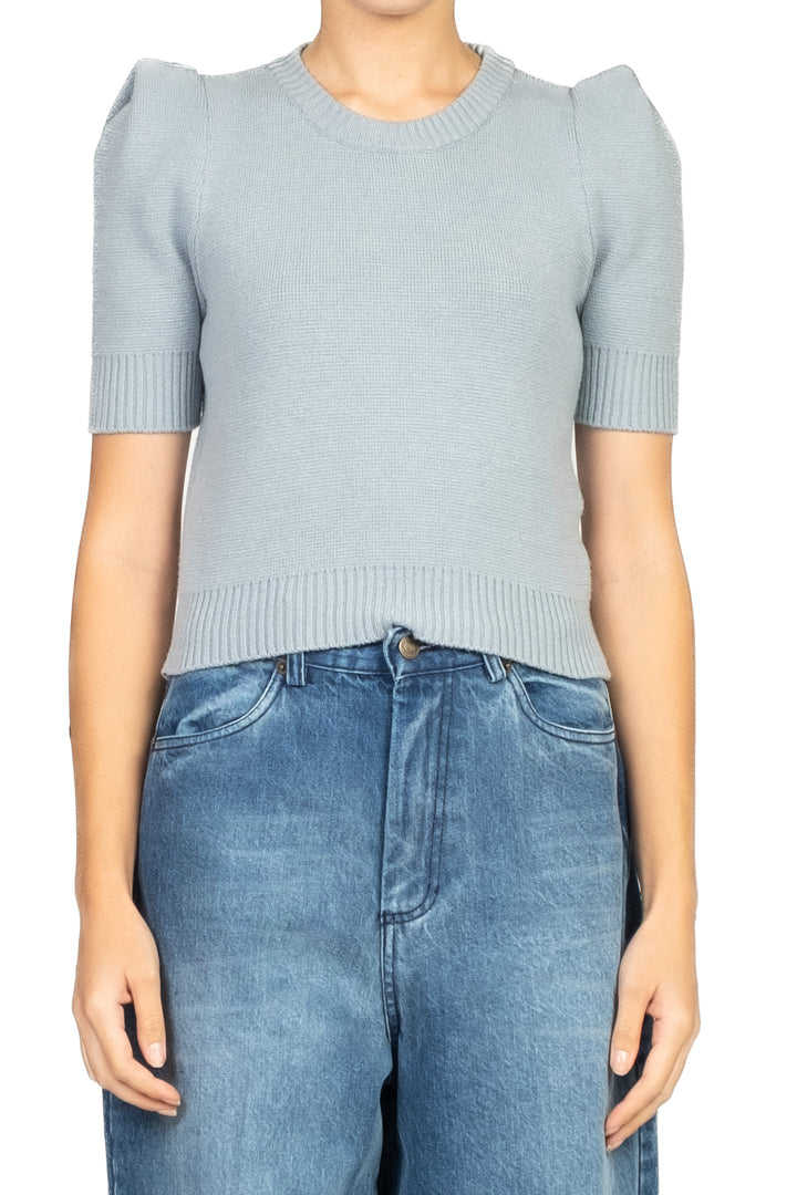 Vicolo - Maglia girocollo manica sbuffo Art. 77236F