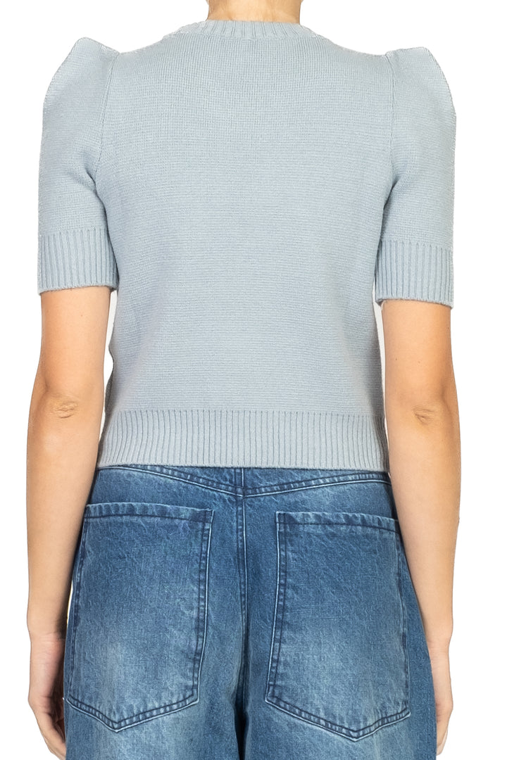 Vicolo - Maglia girocollo manica sbuffo Art. 77236F