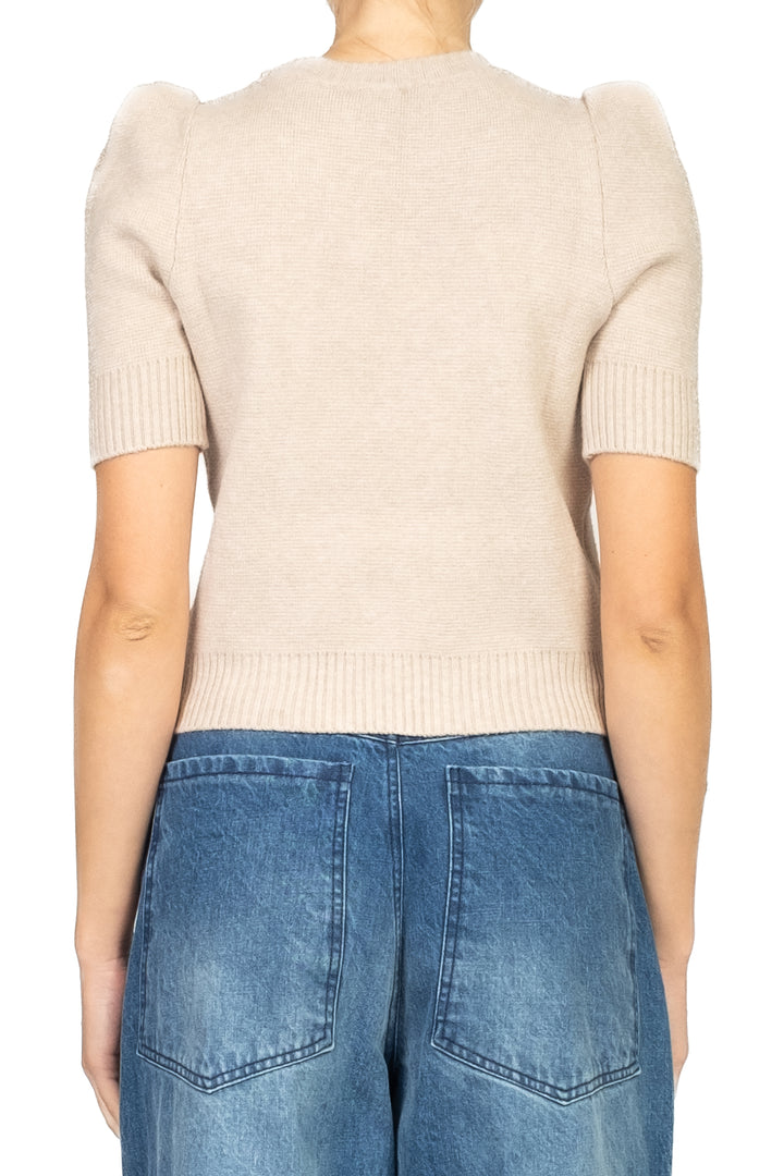 Vicolo - Maglia girocollo manica sbuffo Art. 77236F